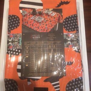 Cynthia Rowley 60x84 Oblong Halloween Tablecloth New